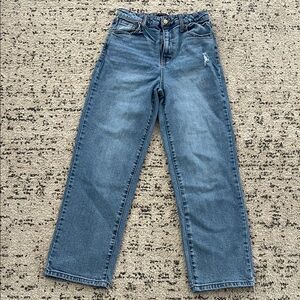 BCBG Women's Straight Leg Jeans - Blue